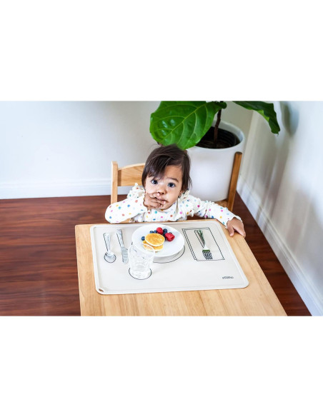 Mantel Individual Montessori Chamos - Set de 2 Silicona 41x31 cm