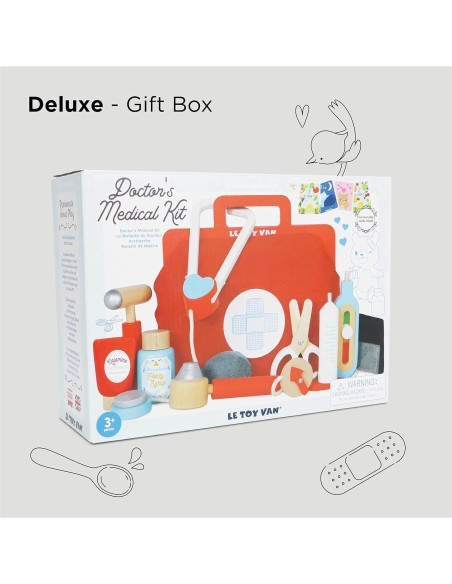 Juego de Rol Médico de Madera Le Toy Van Honeybake 22 cm