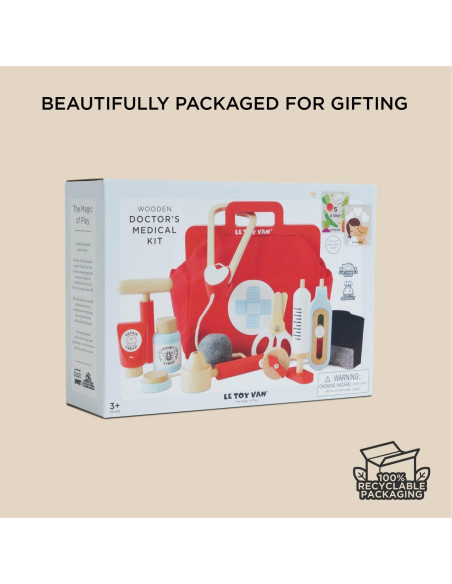 Juego de Rol Médico de Madera Le Toy Van Honeybake 22 cm