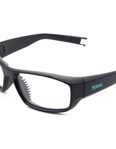 Gafas de Seguridad Mysandy Anti Niebla UV400 TR90 Negras