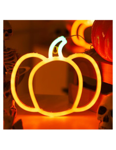 Luz de Calabaza LED YAOZHOU para Halloween y Otoño 21x24cm