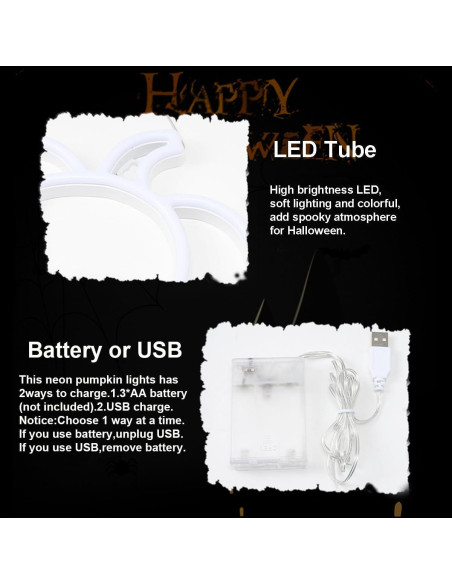 Luz de Calabaza LED YAOZHOU para Halloween y Otoño 21x24cm