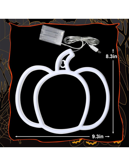 Luz de Calabaza LED YAOZHOU para Halloween y Otoño 21x24cm