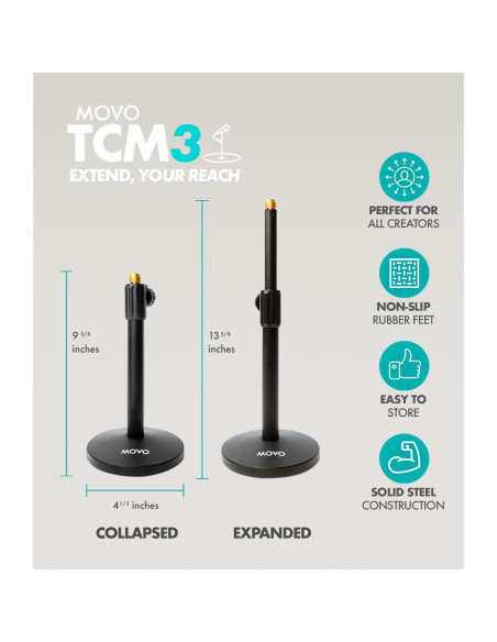 Interfaz de Audio USB Movo Phantom + Micrófono XLR CastMic
