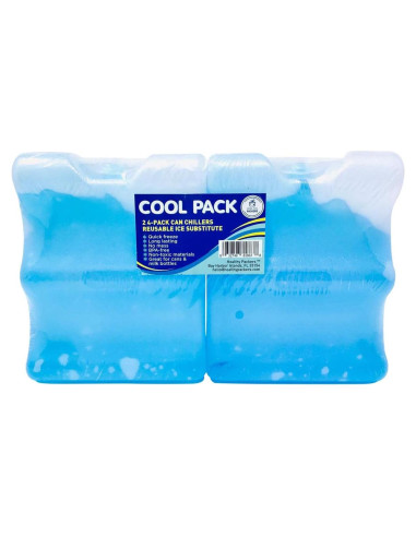 Paquete de Hielo Reutilizable Healthy Packers - 2 Unidades para 4 Latas