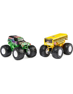 Camiones Monstruo Monster Jam Grave Digger y Higher Education 1:64 2