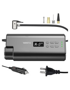 Compresor de Aire Portátil YANTU 12V DC con Pantalla Digital