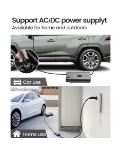 Compresor de Aire Portátil YANTU 12V DC con Pantalla Digital 2