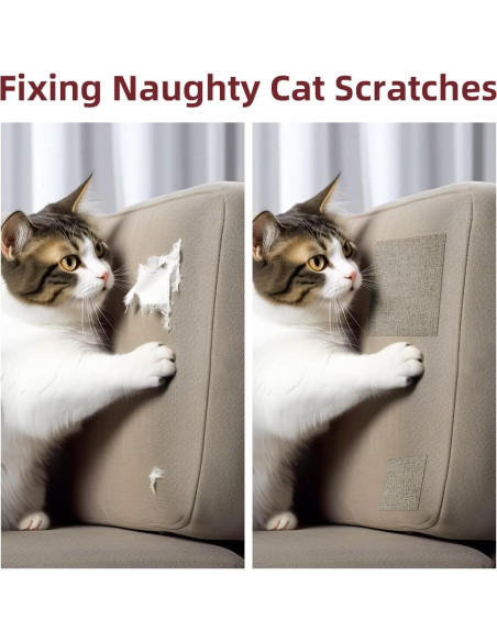 Parche de Lino Autoadhesivo TXSN 20x28 cm Beige - Paquete de 2