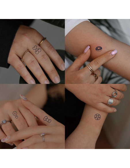 30 Hojas Tatuajes Temporales FUNTATTOO Impermeables 480 Diseños