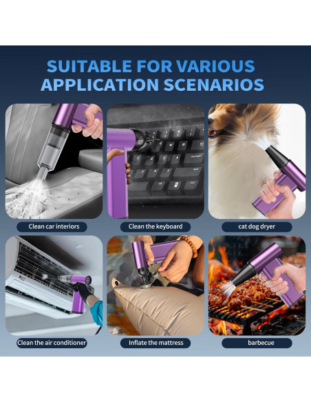 Soplador de aire comprimido 3 en 1 iRonthunder 180000RPM Soplador de aire comprimido 3 en 1 iRonthunder 180000RPM