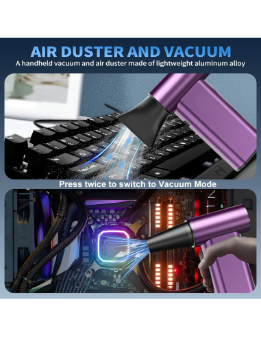 Soplador de aire comprimido 3 en 1 iRonthunder 180000RPM