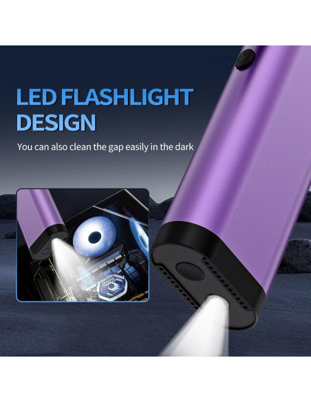 Soplador de aire comprimido 3 en 1 iRonthunder 180000RPM Soplador de aire comprimido 3 en 1 iRonthunder 180000RPM