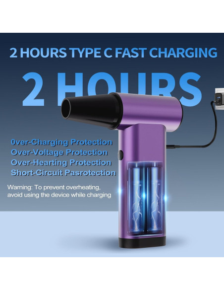 Soplador de aire comprimido 3 en 1 iRonthunder 180000RPM Soplador de aire comprimido 3 en 1 iRonthunder 180000RPM