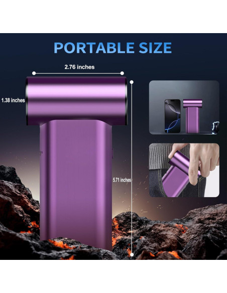 Soplador de aire comprimido 3 en 1 iRonthunder 180000RPM Soplador de aire comprimido 3 en 1 iRonthunder 180000RPM