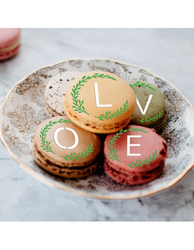 Plantillas de Letras para Galletas Doflyok, 53 Piezas, 9.14x7.62 cm