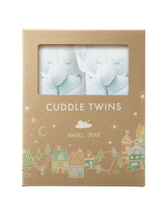 Set de Mantas Cuddle Twins Angel Dear Elefante Azul