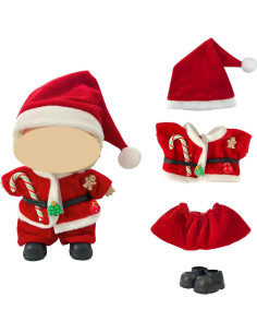 5 Conjuntos de Ropa de Muñeca de Navidad Ezcora 15-18cm 2