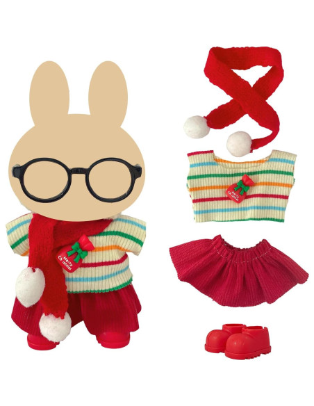 5 Conjuntos de Ropa de Muñeca de Navidad Ezcora 15-18cm