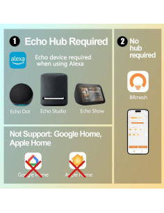 Bombilla LED ILC BR30, 10W, 900 Lúmenes, Compatible con Alexa, Paquete de 6 2