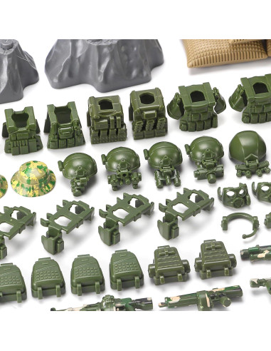 Set de Bloques de Construcción Militar Feleph T101 - Accesorios SWAT