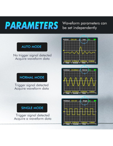 Multímetro Osciloscopio Digital Thsinde TH924 Portátil 2-en-1