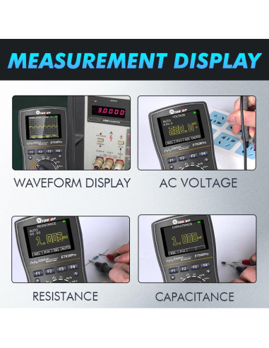 Multímetro Osciloscopio Digital Thsinde TH924 Portátil 2-en-1