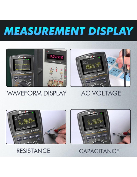 Multímetro Osciloscopio Digital Thsinde TH924 Portátil 2-en-1