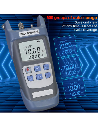 Medidor de Potencia Óptica Duogalia G710B 10Km 10 Longitudes