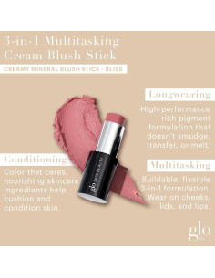 Barra de Rubor en Crema Glo Skin Beauty Bliss 10.5g Multifuncional 2