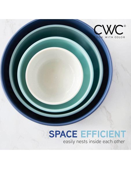 Juego de 8 Bols de Preparación Cook with Color - Azul