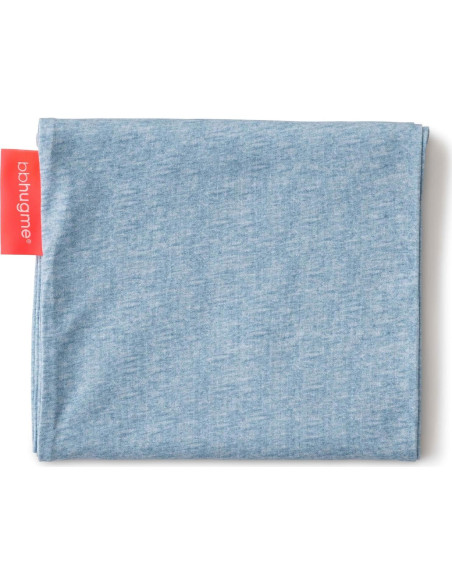 Funda de Almohada de Lactancia bbhugme Azul Melange - Algodón Funda de Almohada de Lactancia bbhugme Azul Melange - Algodón