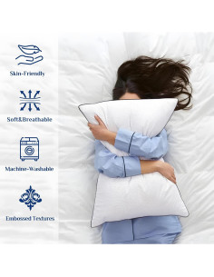 Almohada Estándar JOLLYVOGUE Microfibra 50.8x66 cm Suave 2