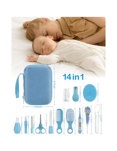 Kit de Cuidado para Bebés 15 en 1 Bokhot Azul