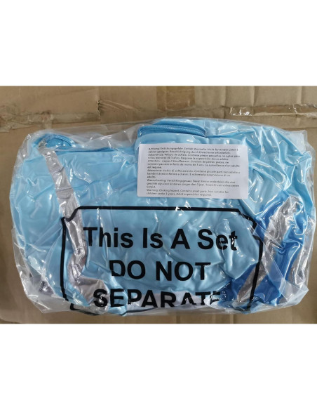 Conjunto de Peluches Axolotl Aoriher 5 Piezas 60 cm Azul