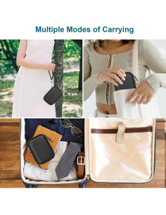 Funda Canboc para Impresora de Etiquetas NELKO P21, Negra 2