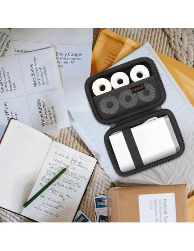 Funda Canboc para Impresora de Etiquetas NELKO P21, Negra