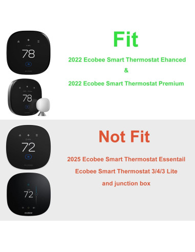Cubierta de Placa de Pared BAOKZZOM EcoPlate2022 para Ecobee