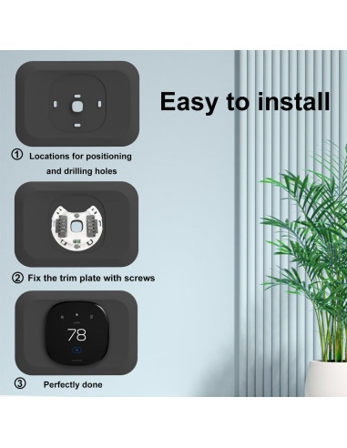 Cubierta de Placa de Pared BAOKZZOM EcoPlate2022 para Ecobee