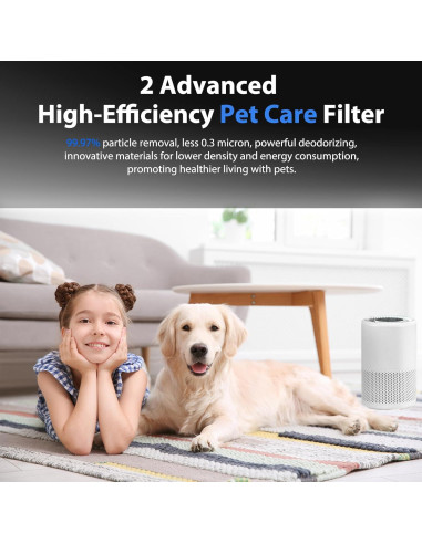 Filtro de Reemplazo 2 Pack para Purificador Levoit Core 200S