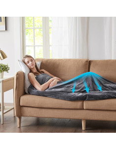 Manta con peso Degrees of Comfort 5.44 kg 121x183 cm Carbón 2