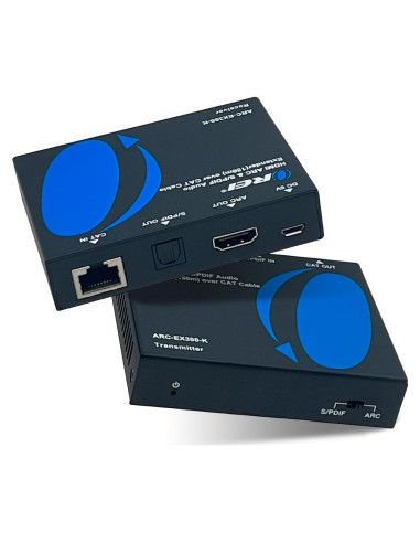 Extensor de Audio OREI ARC-EX300-K HDMI y SPDIF hasta 150m