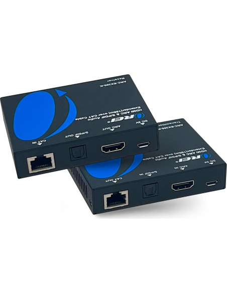 Extensor de Audio OREI ARC-EX300-K HDMI y SPDIF hasta 150m