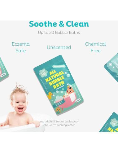 Baño de Burbujas Natural CrazyBubbles 199.5g Hipoalergénico