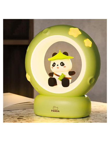 Luz Nocturna Recargable Nube y Conejo NL-01, 3 Brillos, USB