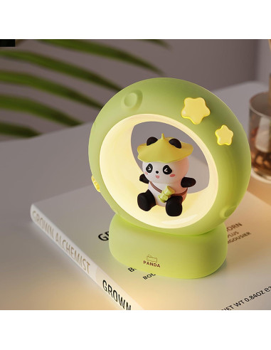 Luz Nocturna Recargable Nube y Conejo NL-01, 3 Brillos, USB