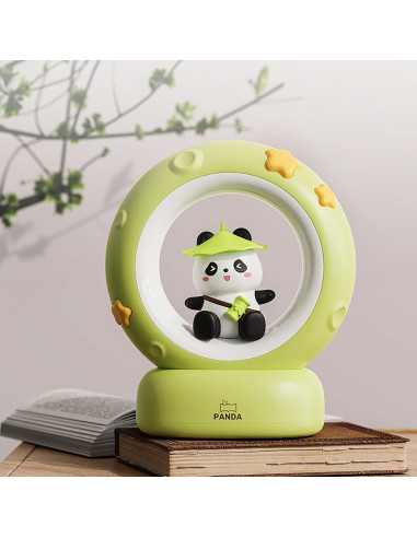 Luz Nocturna Recargable Nube y Conejo NL-01, 3 Brillos, USB