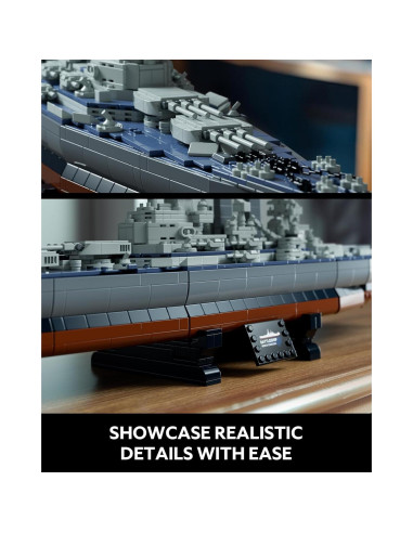 Set de Construcción Militar Nifeliz North Battleship 1701 Piezas