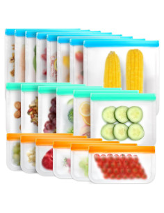 Paquete de 12 Bolsas Reutilizables Vosyinm para Almacenamiento