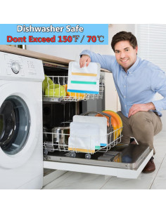 Paquete de 12 Bolsas Reutilizables Vosyinm para Almacenamiento 2